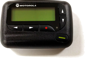 Alpha pager.